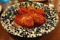 Pork and veal meatballs in tomato sauce