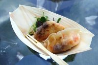 Black cod, crab & crayfish dumplings - from Roka
