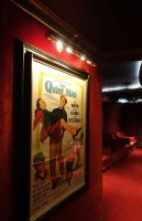Quiet Man post in the Ashford Castle cinema