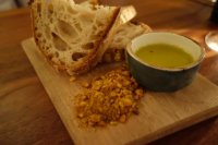 Sourdough with oil and dukkah