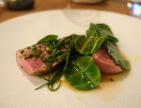 Lamb with spring cabbage and saltwort at Loam