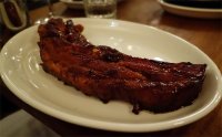 Eight Hour Bacon Ribs with Maple & Mustard
