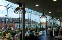 Marks and Spencer rooftop cafe on Grafton Street