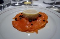 Oak-smoked salmon with buttered soda bread