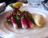 Radishes and whipped butter