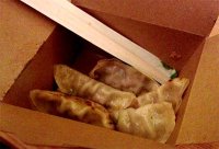 Allegedly the best gyoza in town - at Rainbo