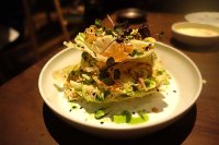 White crabmeat, iceberg lettuce, shiso, edamame