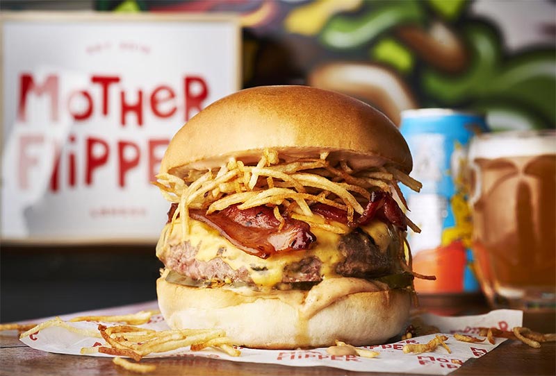 Mother Flipper and Honest Burgers join forces for June
