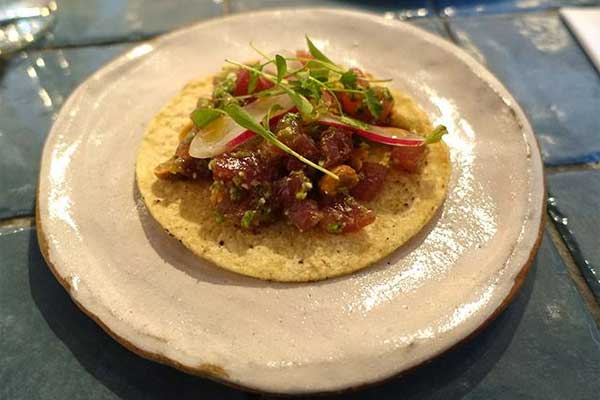tuna tostada