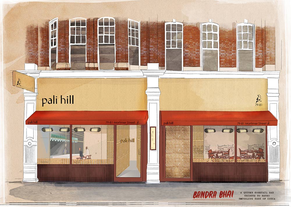 Pali Hill and Bandra Bhai come to Fitzrovia, offering seasonal small plates and cocktails in the old Gaylord space