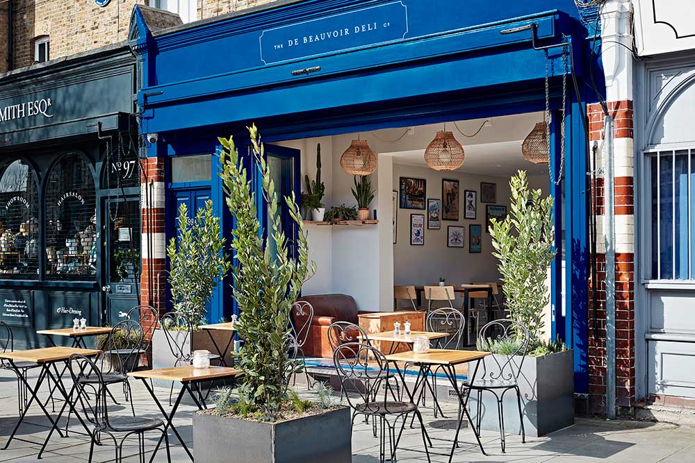 The De Beauvoir Deli's new cafe space