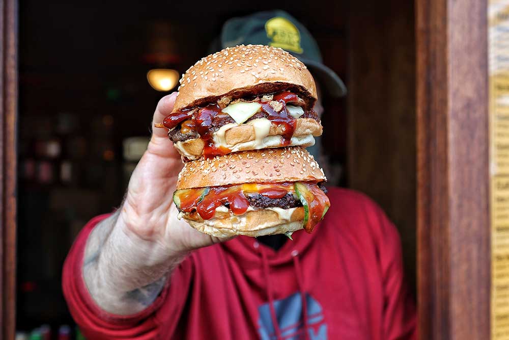 Filthy Buns is back at The Three Compasses with a new hatch, delivery and new burgers