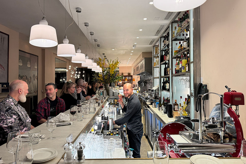 Test of Time - we pull up a stool at the counter at Bocca di Lupo for a tour of Italy
