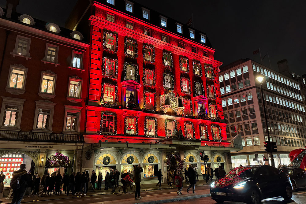 fortnums at christmas