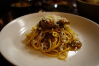 Tagliolini with rabbit and dried ricotta 