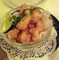 Cod cheek popcorn