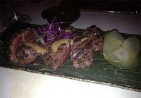 Flank steak with hatcho miso