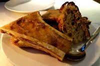 Sourdough with bone marrow