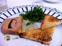 Foie gras parfait with Dom Perignon gelee
