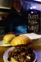 The Super Bowl burger from Bleecker Street