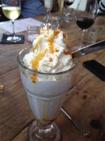 The Sundae Bible - crushed gingernut cheesecake, Southern Comfort and cream