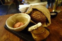 Sourdough, smoked bone marrow butter, chicken liver mousse, cellar salumi