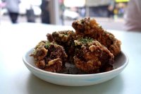 Koji fried chicken with nori salt