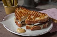 Toasted cheese sandwich (not actually our pic, but it does look like this!)