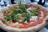 The Enzo (cherry tomato, buffalo mozzarella, home made ricotta and rocket)