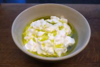 House made stracciatella, le coste olive oil