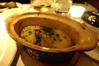 Baeckeoffe - beef, pork and lamb braised in gewurztraminer with root vegetables
