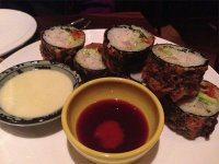 Maki tempura with crab, avocado and chipotle mayo at Chez Sardine