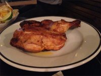 Grilled half chicken