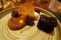 Salted chocolate, jasmine, lemon and caramel