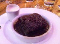 Sticky toffee pudding