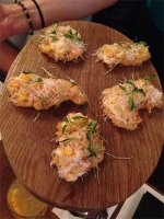 James Knappett canapes - Corn