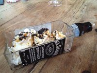 Mutherofall Sundaes - ice cream, marshmallows, Oreo cookies, cream and Jack Daniel’s syrup