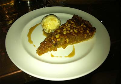 John Dory Treacle Tart