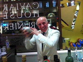 Snow Queen vodka tasting at Caviar House & Prunier on Piccadilly