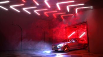 Bompas and Parr's drive-thru restaurant in Selfridges Hotel