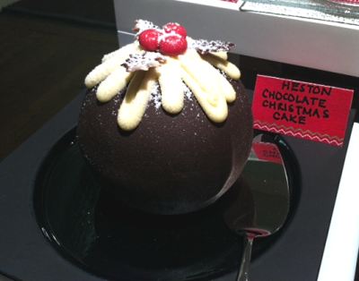 Heston unveils new chocolate Christmas cake for Waitrose range