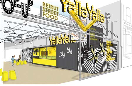 Yalla Yalla opens six-month pop-up in Shoreditch