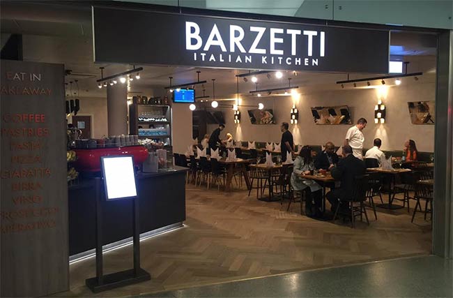 Barzetti Italian Kitchen opens in St Pancras