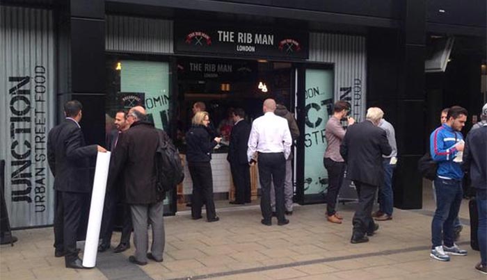 Euston station opens Junction with The Rib Man, Big Apple Hot Dogs and Beany Green