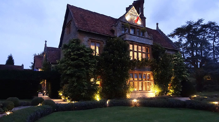 Le Manoir at dusk