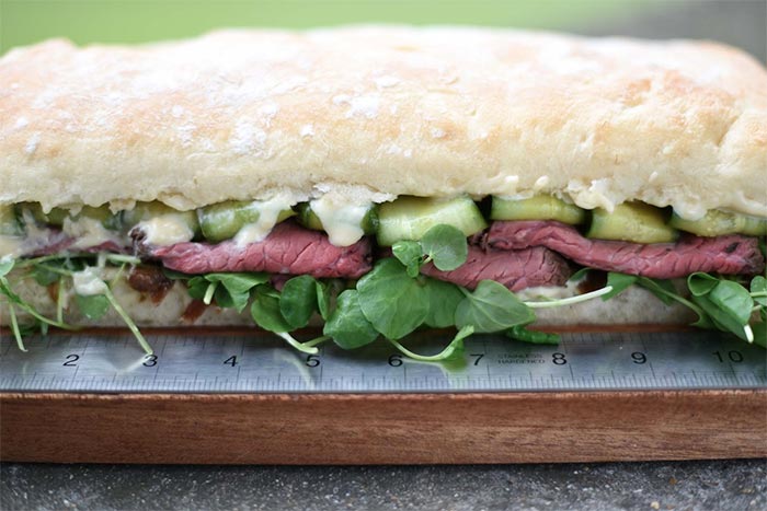 Street Kitchen settles down on Broadgate Circle, selling sandwiches by the inch