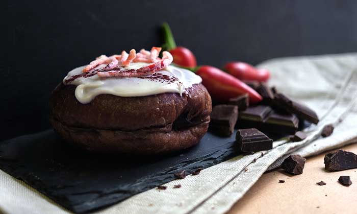 There's a new Chilli Chocolate doughnut at Crosstown Doughnuts