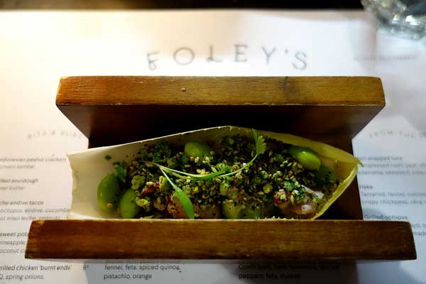 Test Driving Foleys - a Fitzrovian restaurant inspired by world food