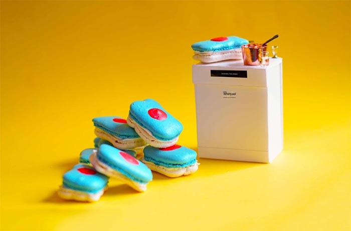 Edible toothpaste and cocktails in washing machine tablets at the Miss Jones pop-up
