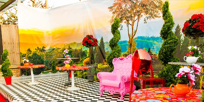 Proud Camden gets an Alice in Wonderland themed roof terrace